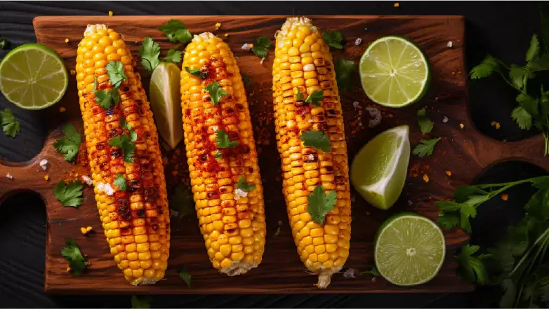 grilled corn on the cob