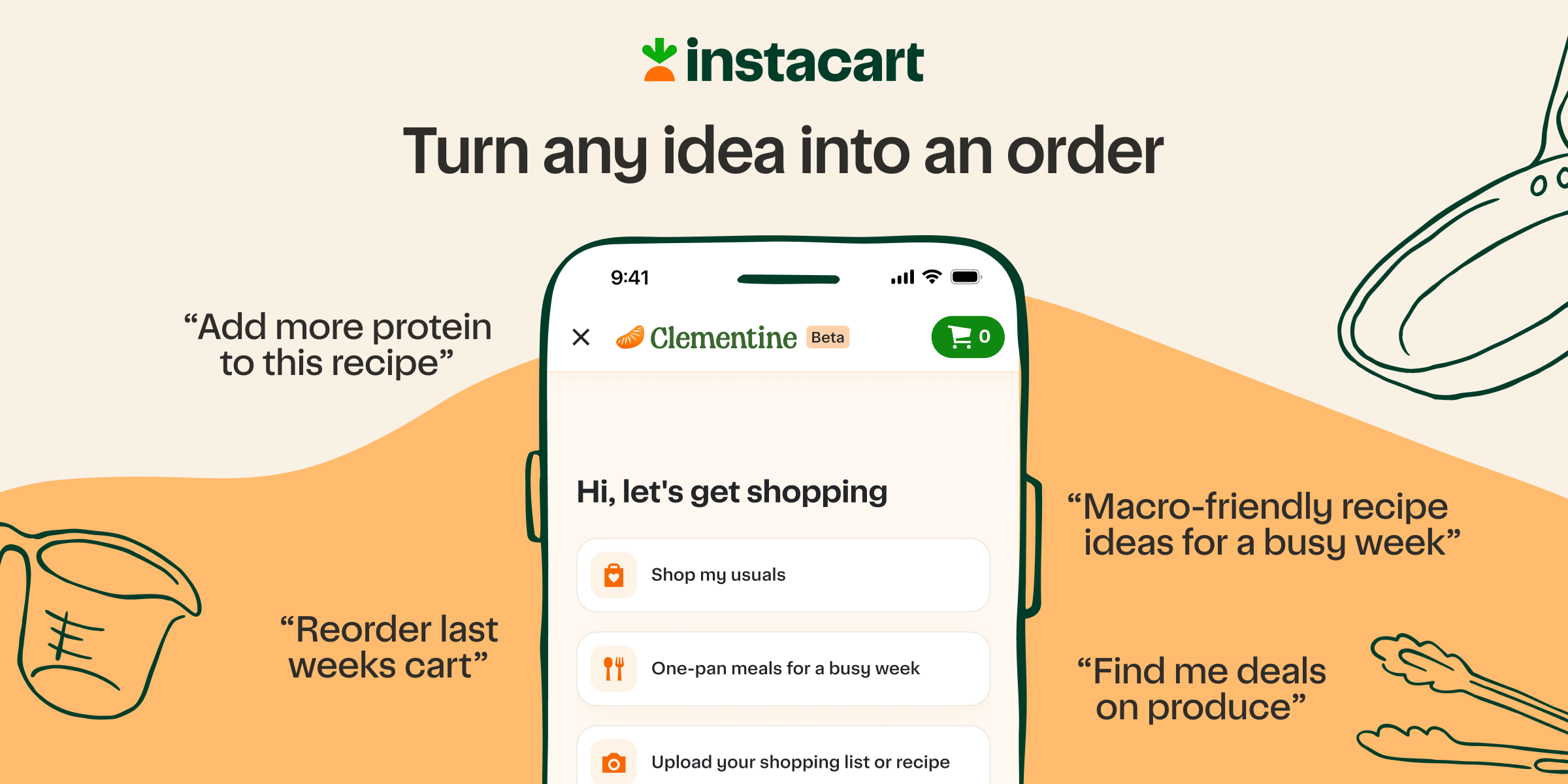 Meet Clementine: Instacart's AI Shopping Assistant That Takes "What's for Dinner?" Off Your Plate | Instacart Newsroom