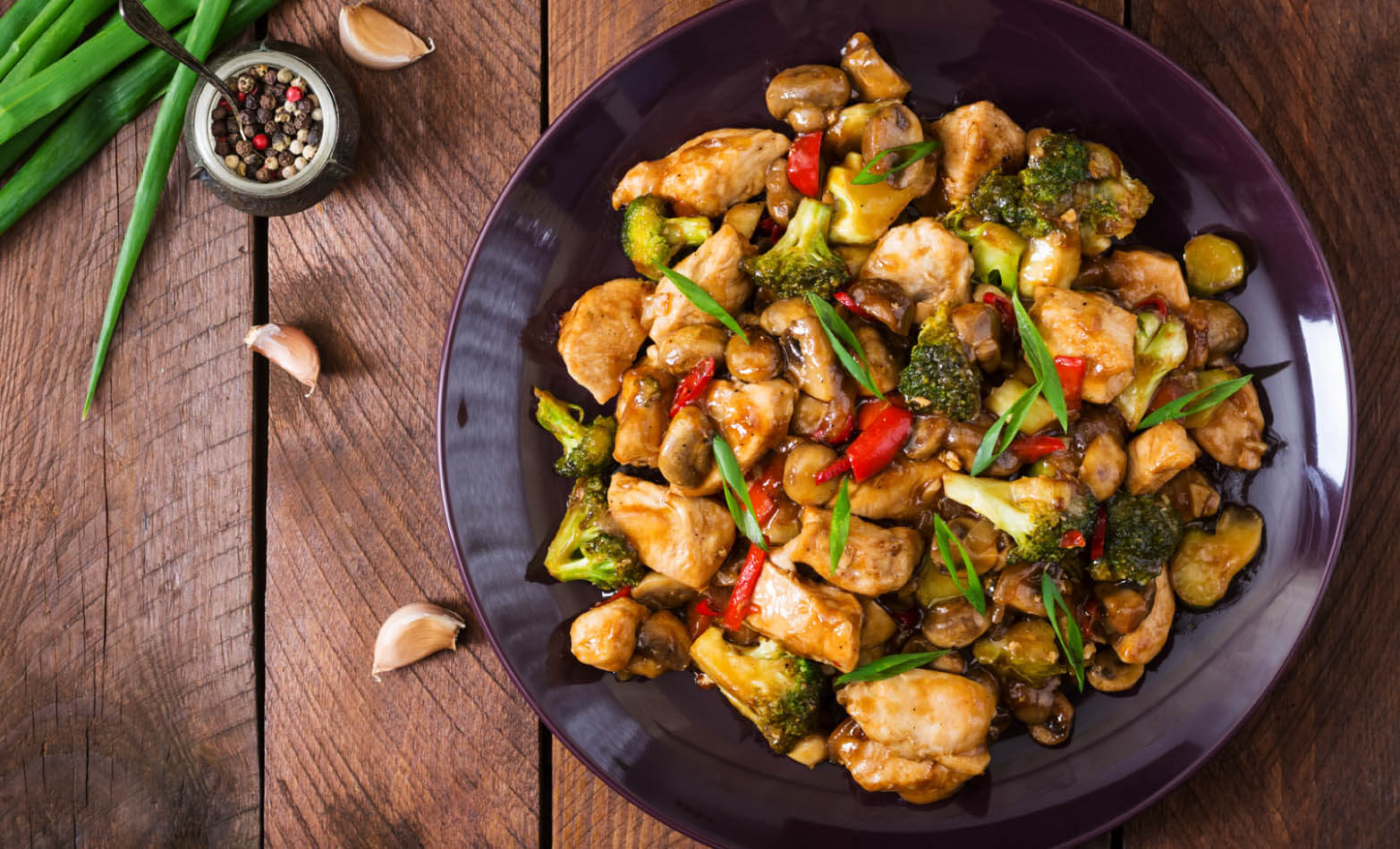 canned chicken stir fry