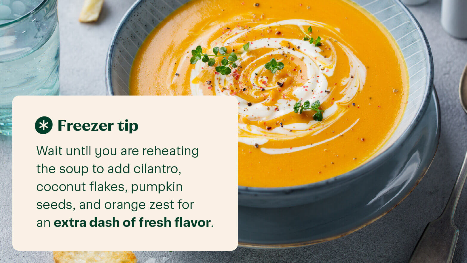 butternut squash soup freezer meal recipes