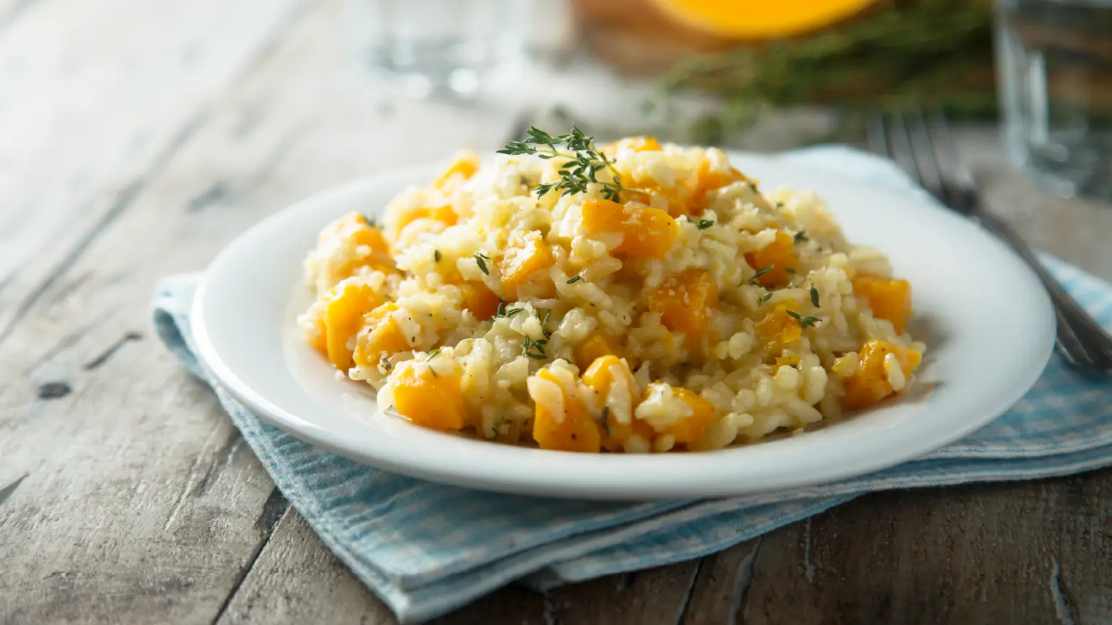 Pumpkin risotto
