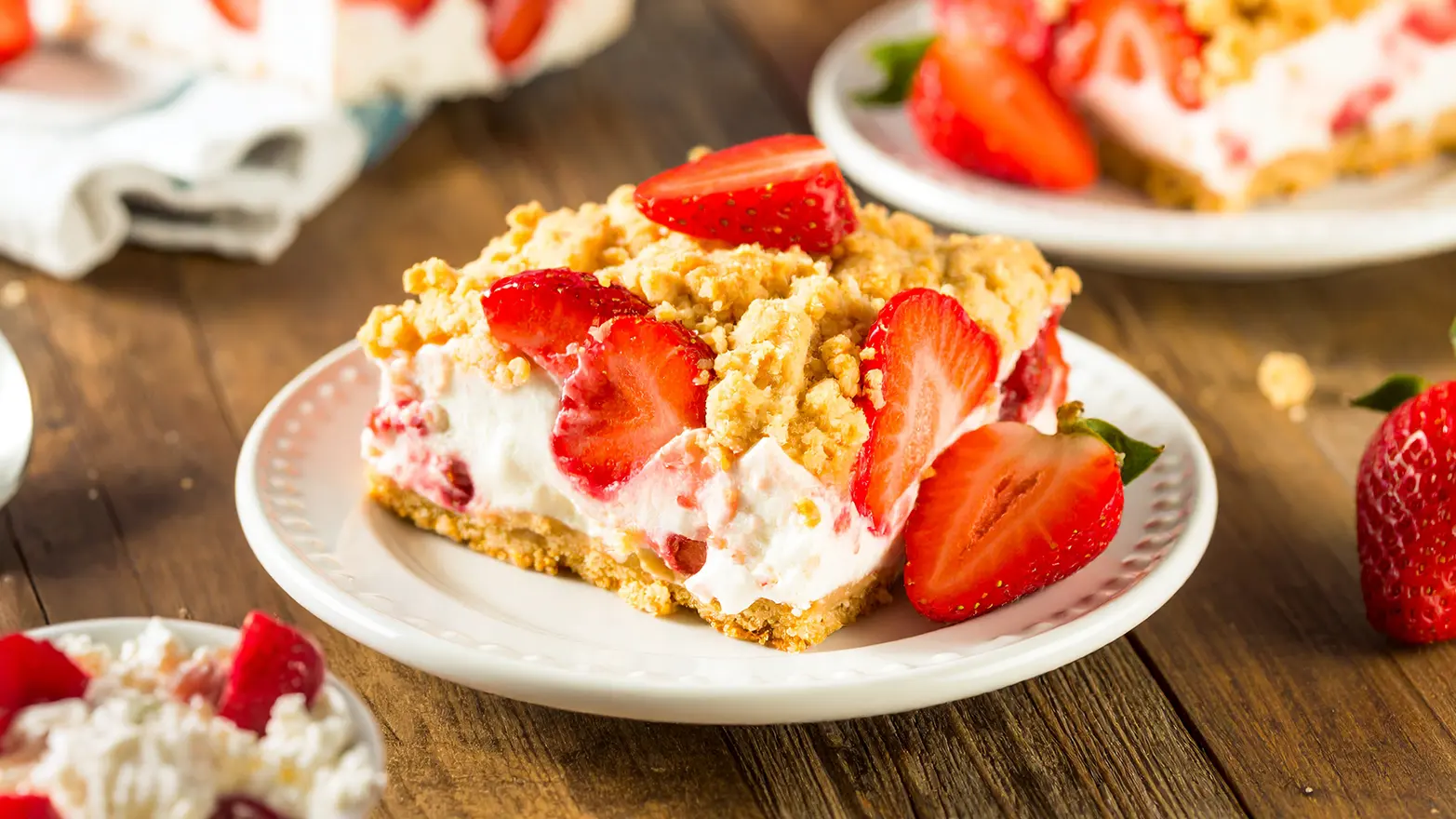 strawberry cottage cheese ice cream bars