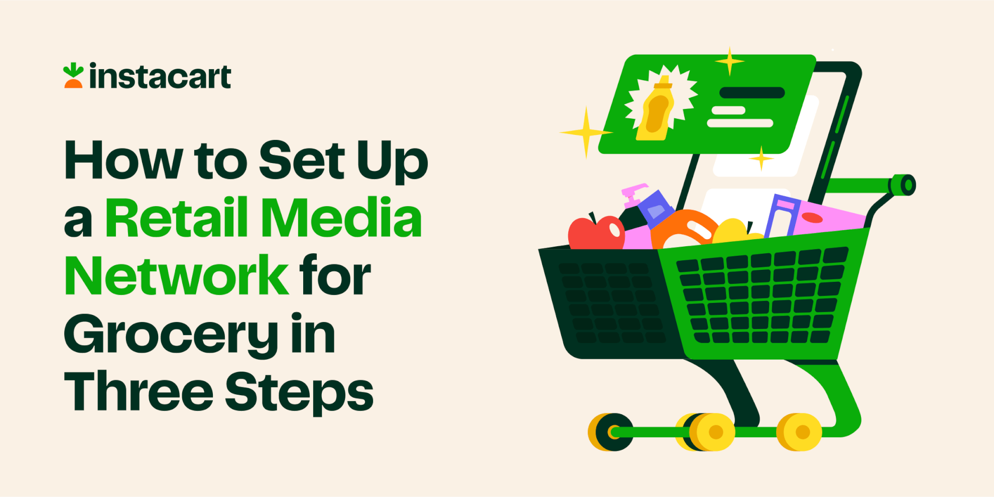 How to Set Up a Retail Media Network for Grocery in Three Steps | Instacart