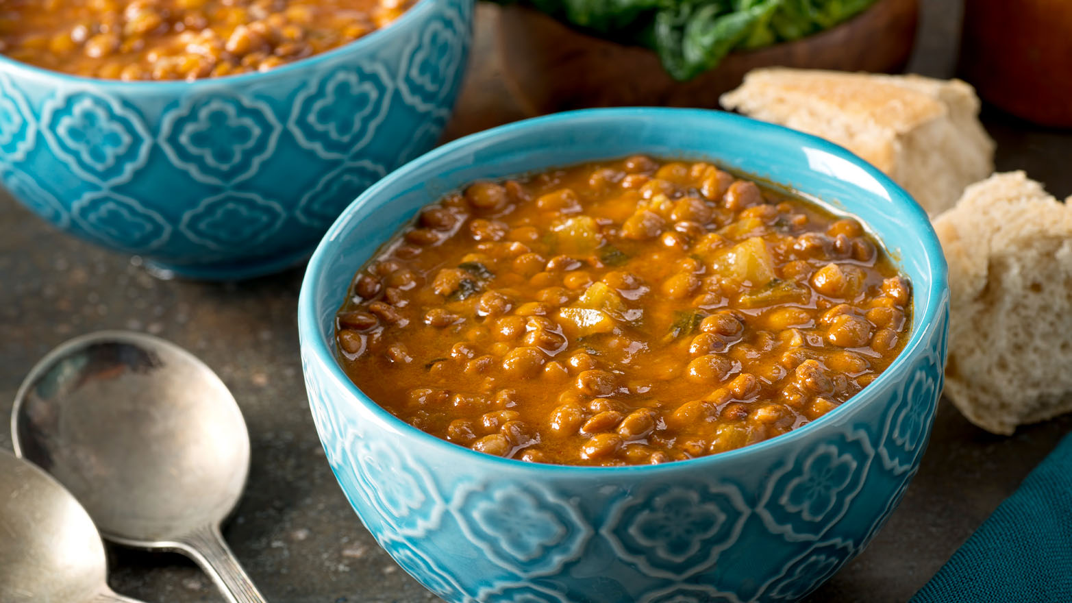 Mediterranean lentil soup
