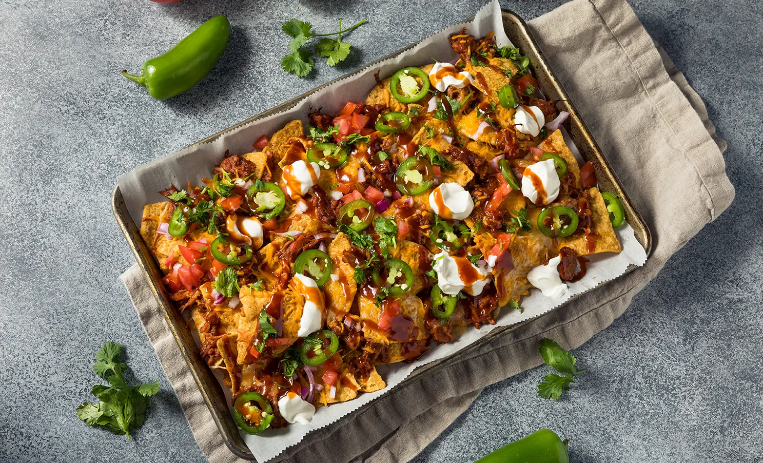 sheet pan nachos