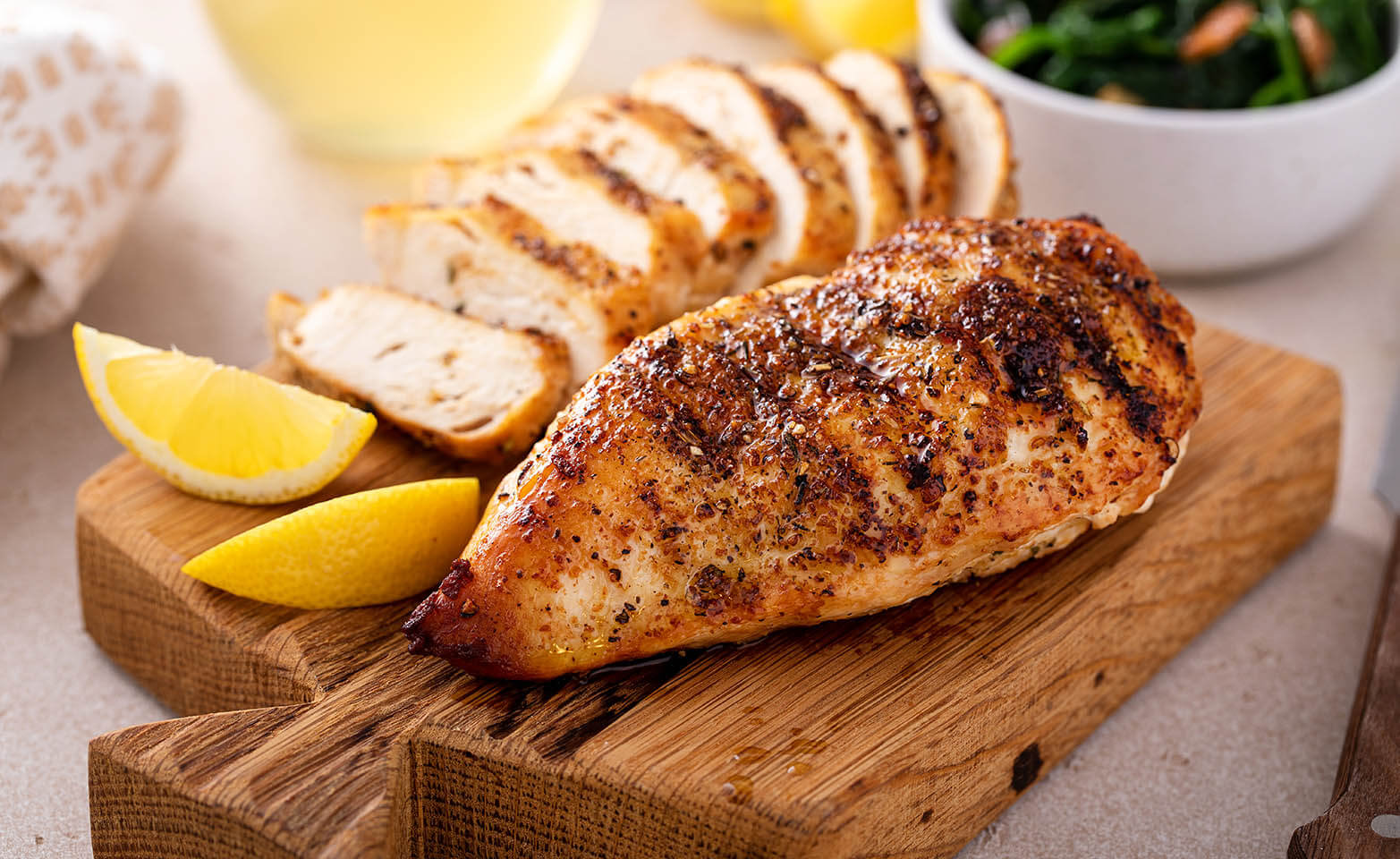 Keto chicken breast with lemon 