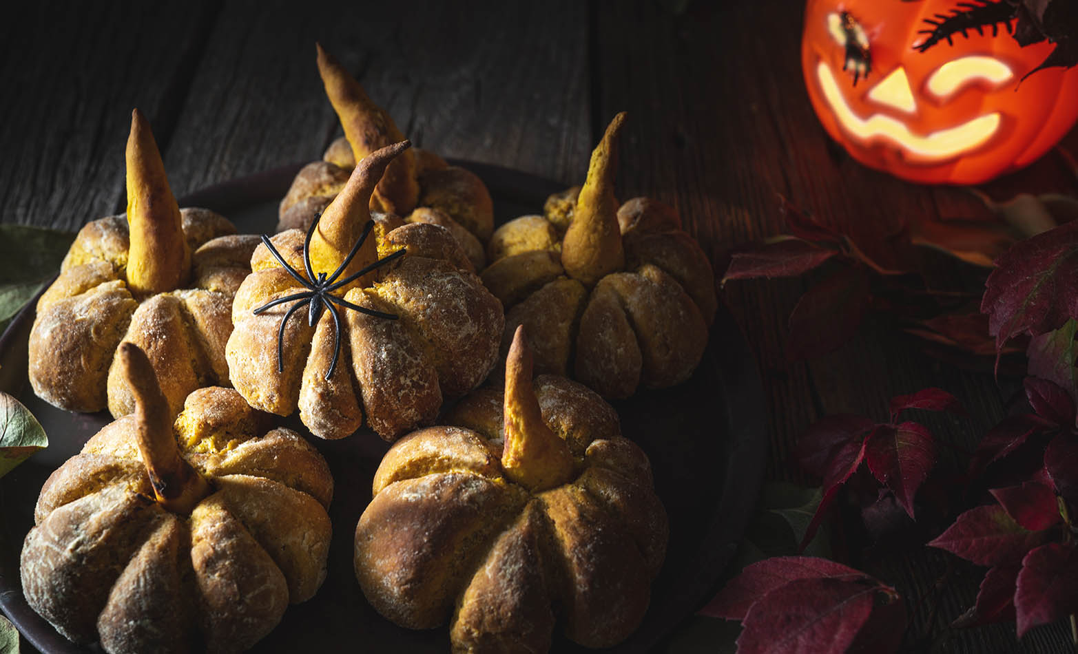 Cheesy pumpkin puffs