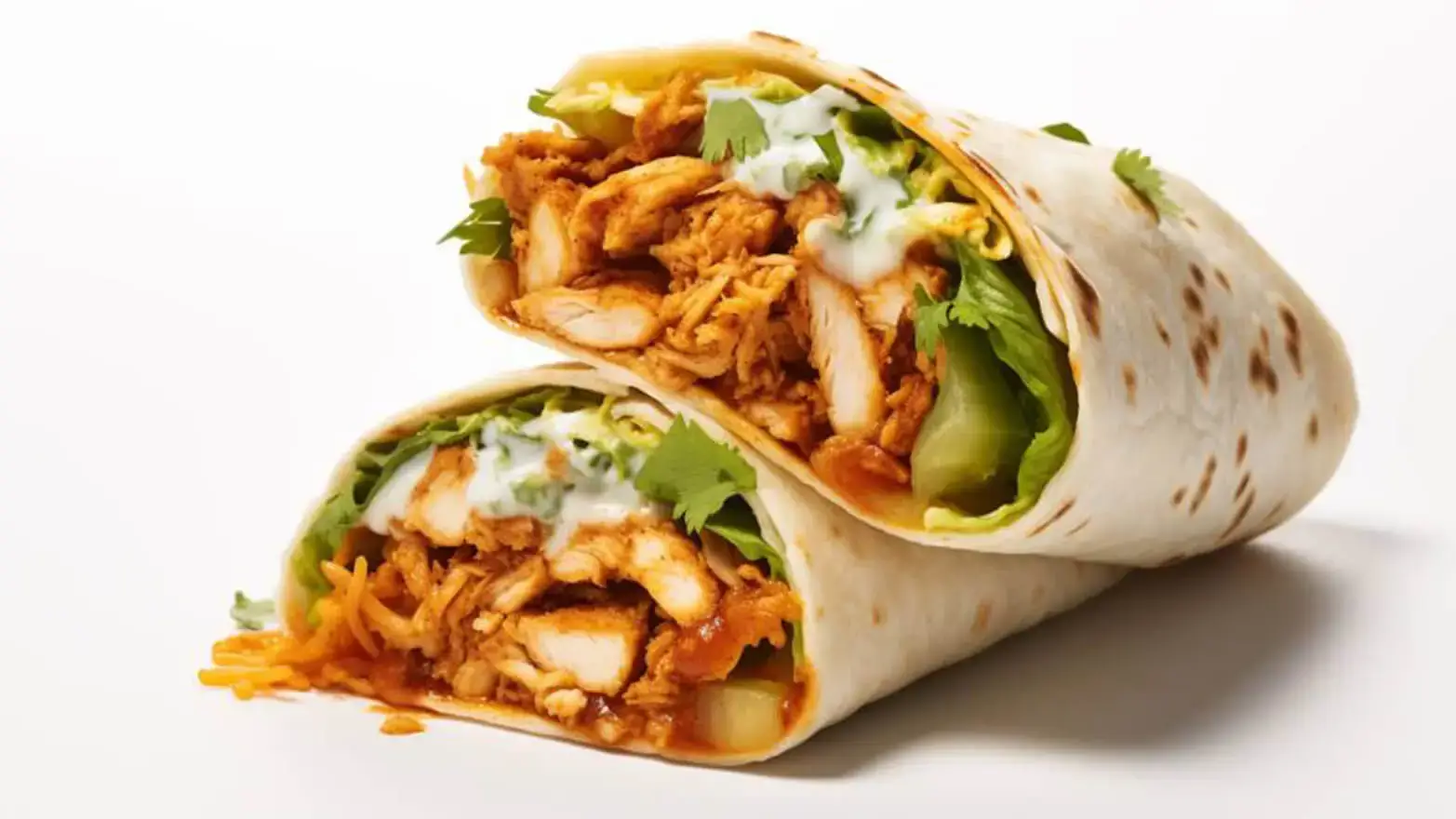 shredded chicken burritos