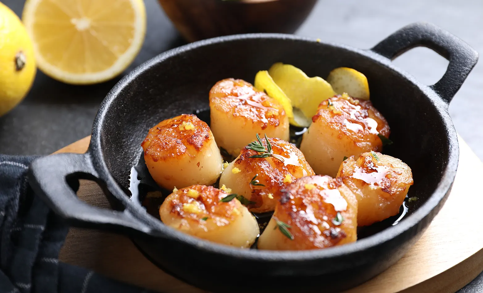 seared scallops
