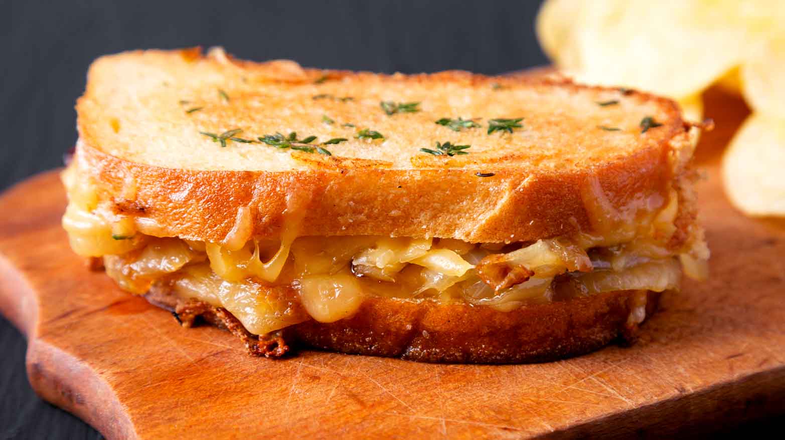 Gourmet grilled cheese