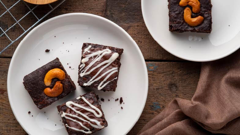 Kahlua cream fudge brownies