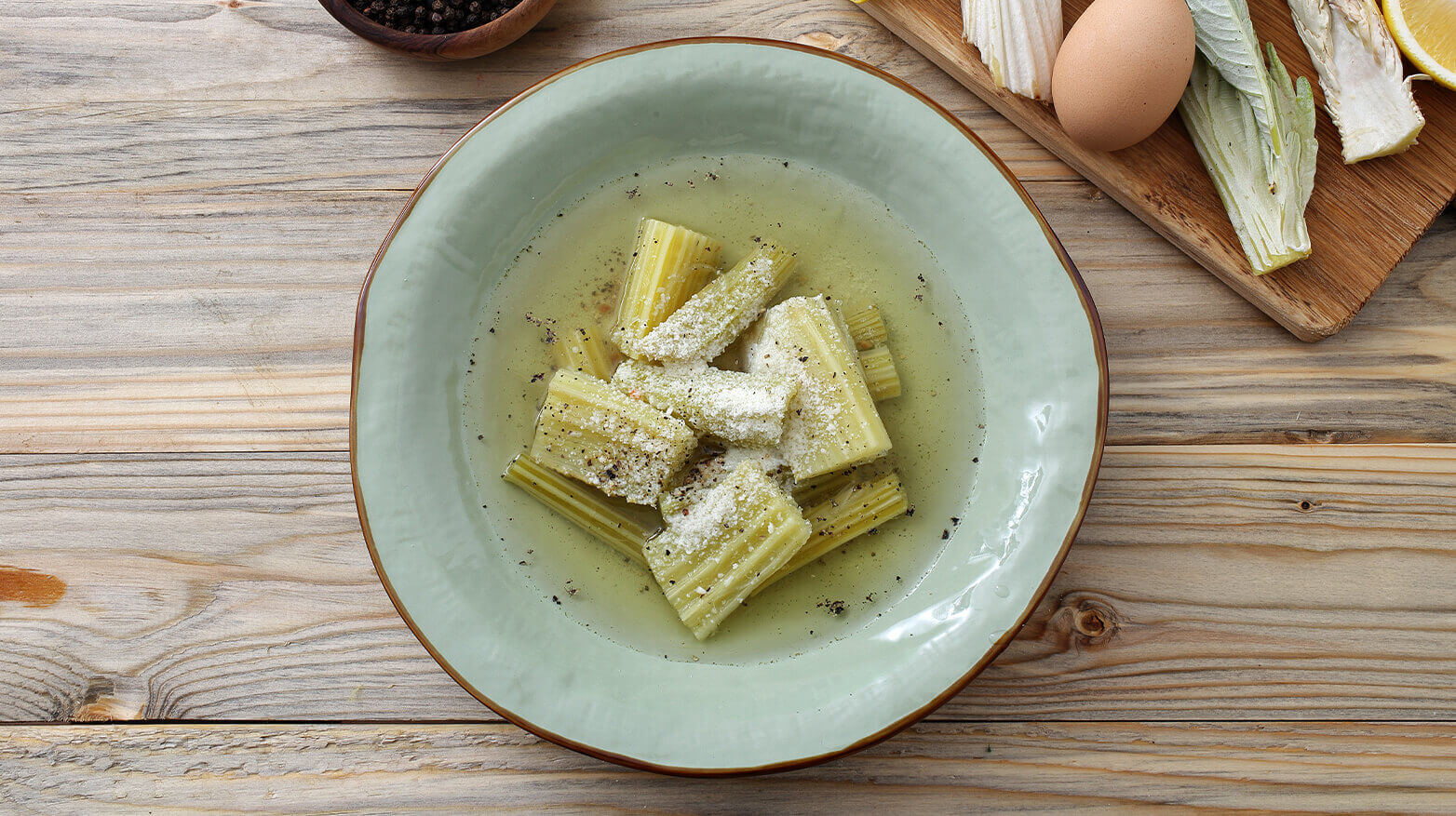 Braised cardoons with cheese