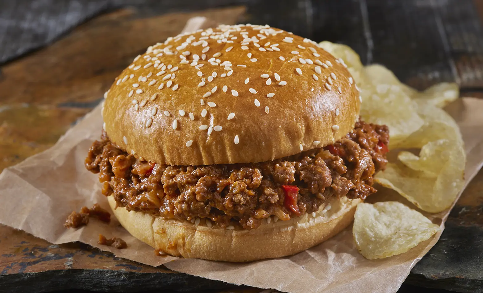 Sloppy joe sandwich