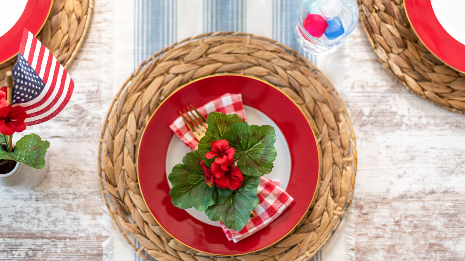 Memorial Day bandana table runner