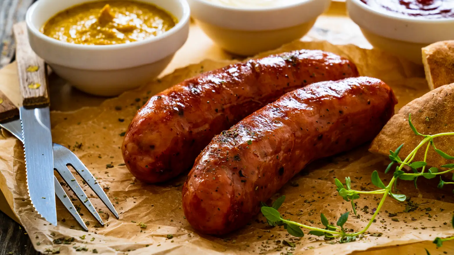 Beer-braised brats
