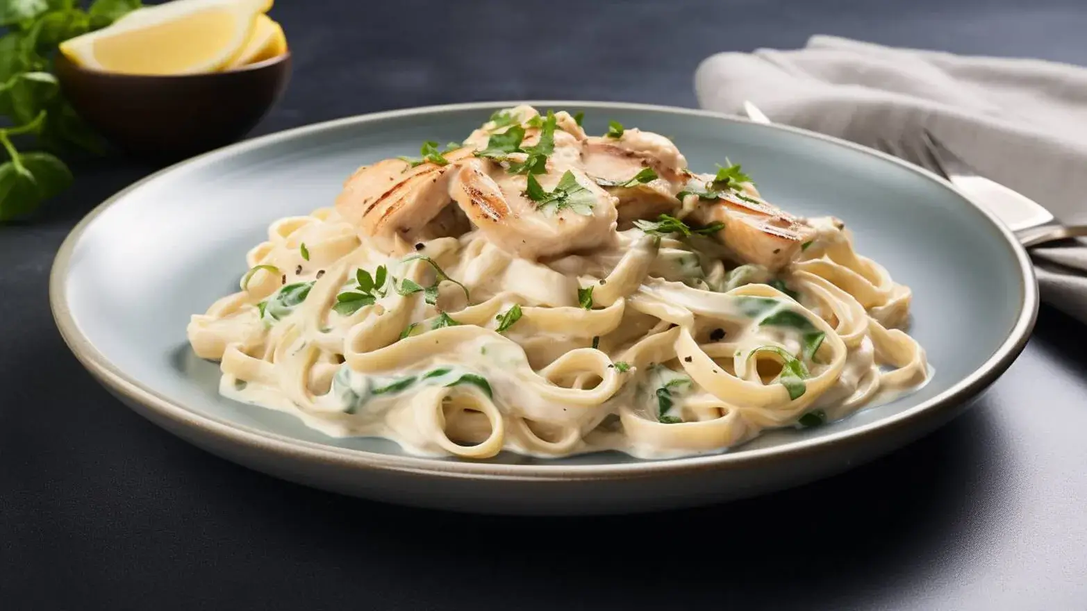 chicken alfredo pasta