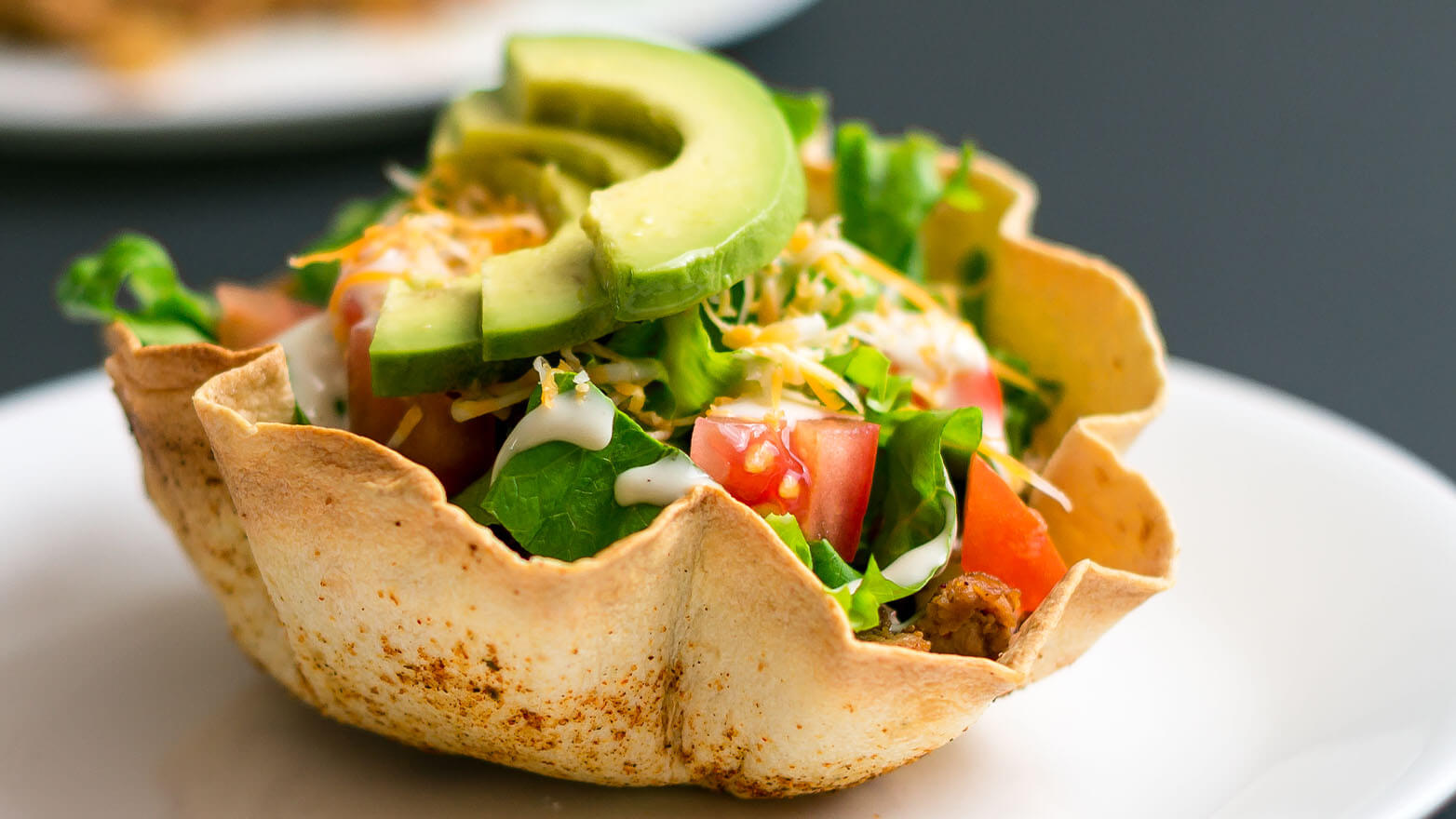 Mini taco bowls with turkey and rice
