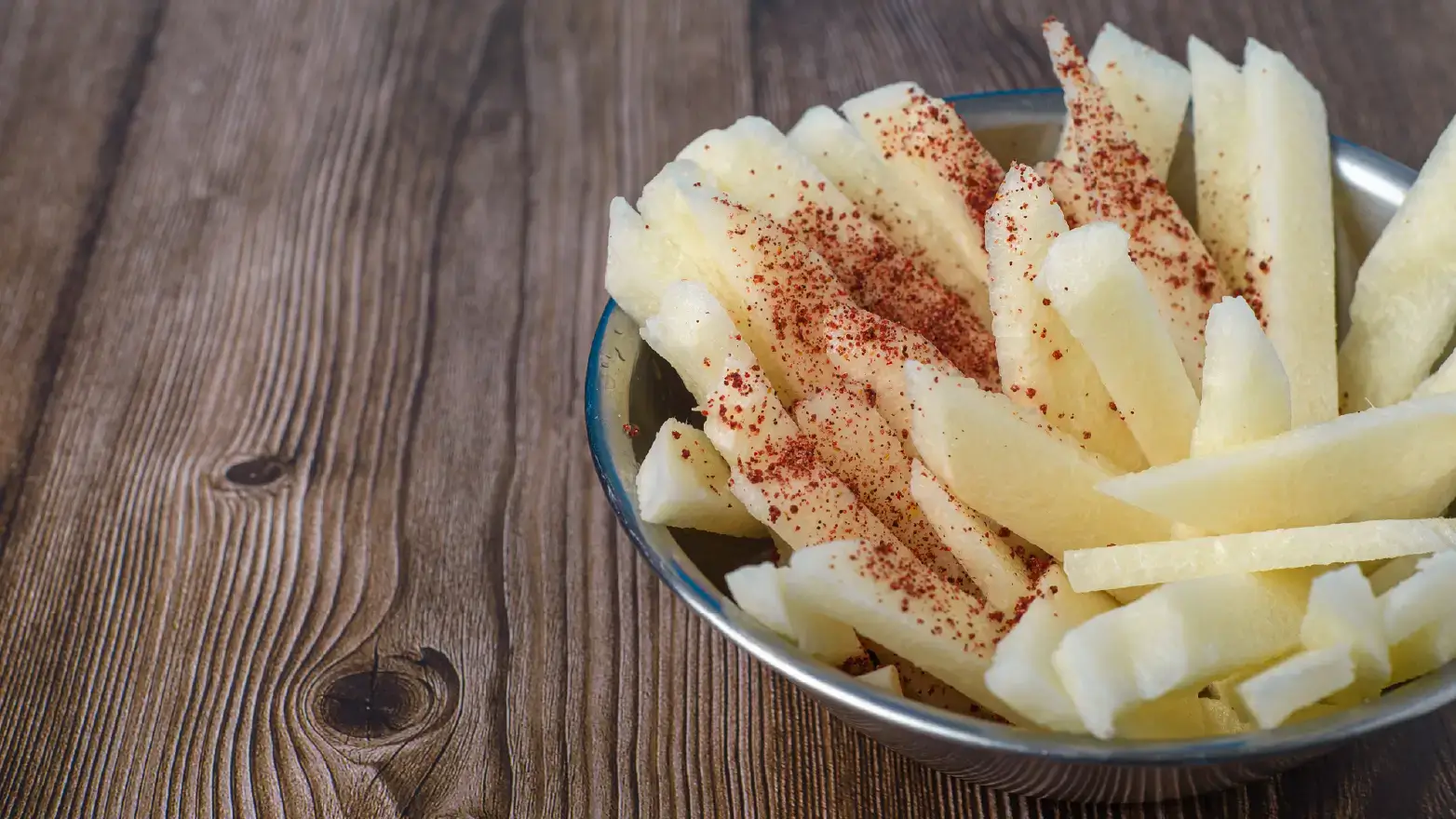 Fajita seasoned jicama chips