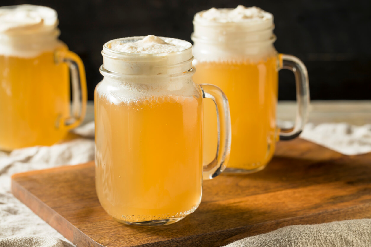Sweet Homemade Butterscotch Butter Beer in a Mug