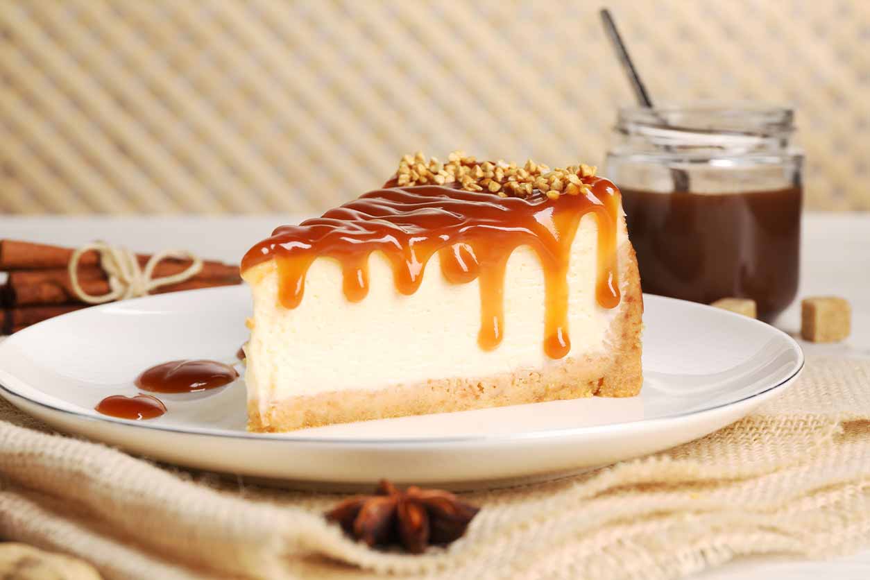 caramel cheesecake
