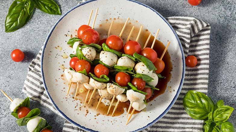 Caprese skewers