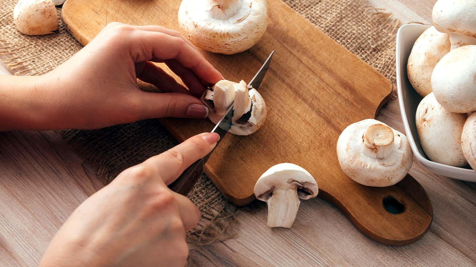 Mushrooms summer vegetable.