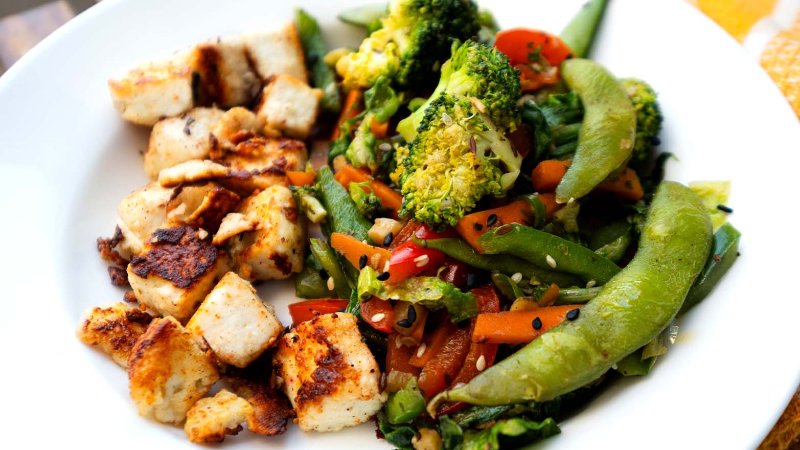 korean stir-fry tofu