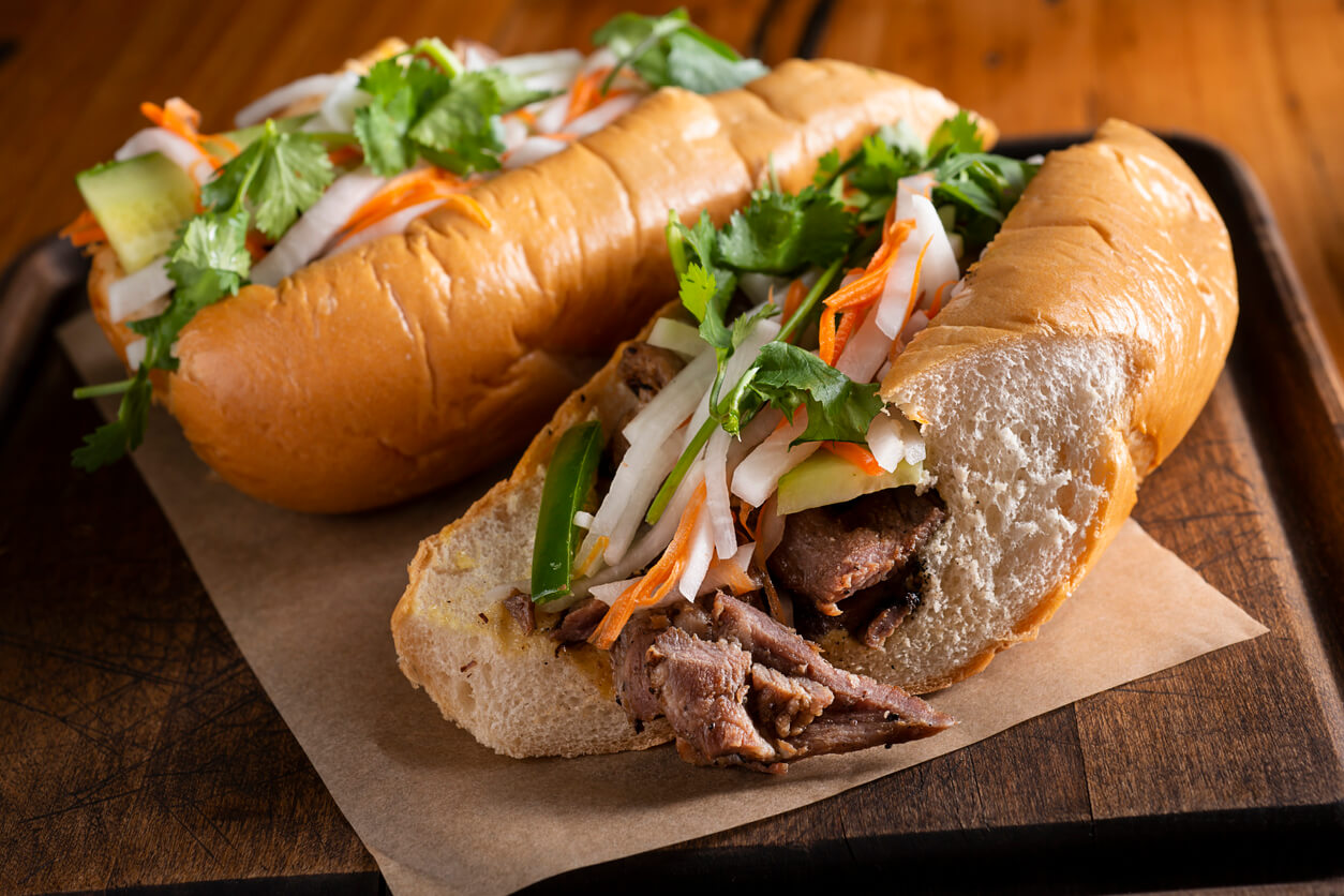 Vietnamese Banh Mi Sandwich