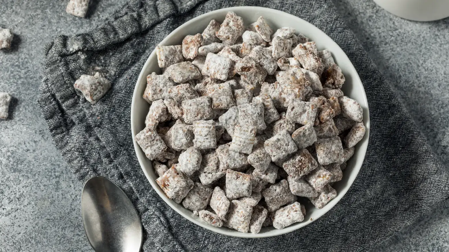 Bowl of puppy chow