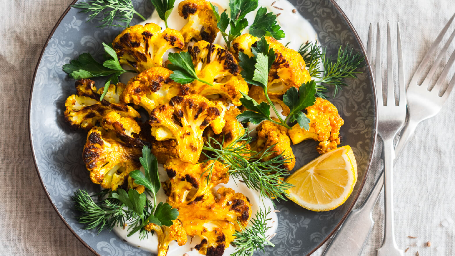 spicy turmeric cauliflower