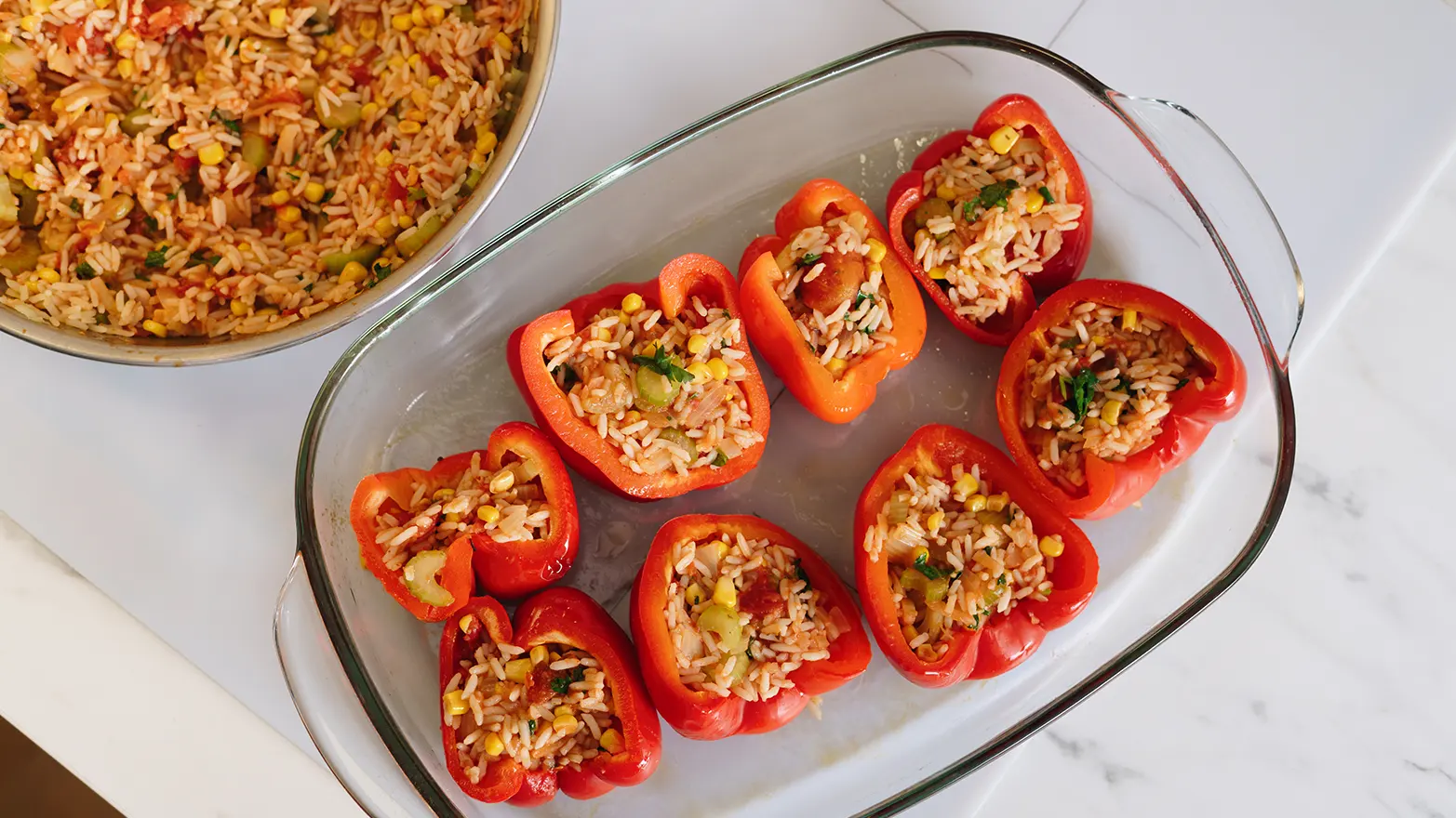 Stuffed bell peppers