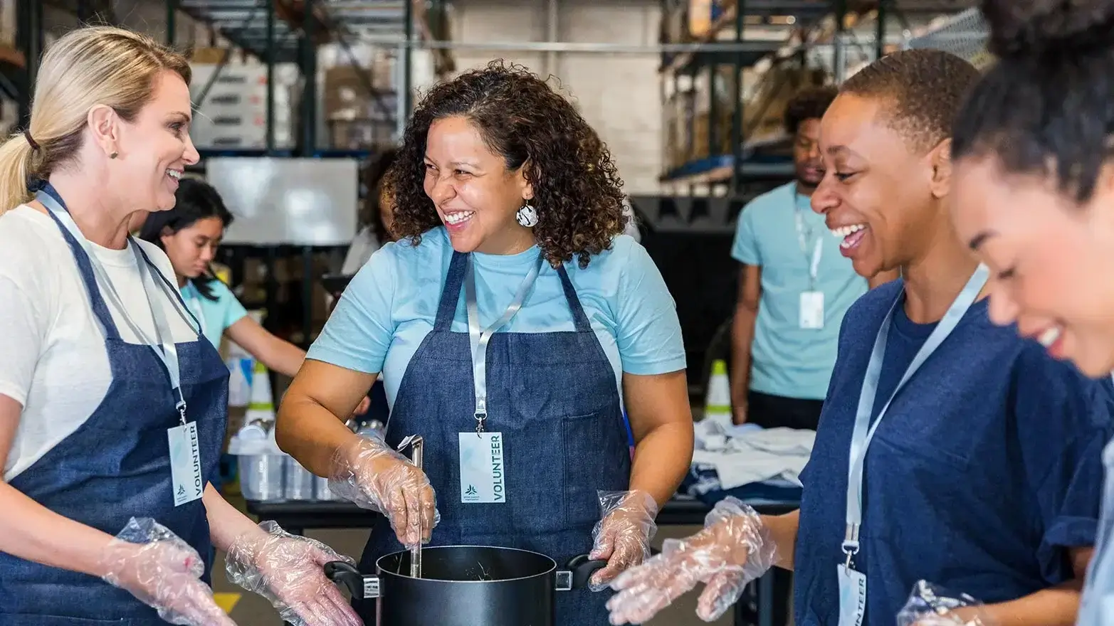 Galentine’s Day volunteering.