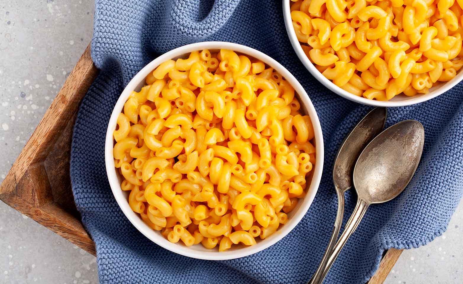 Stock image of mac and cheese