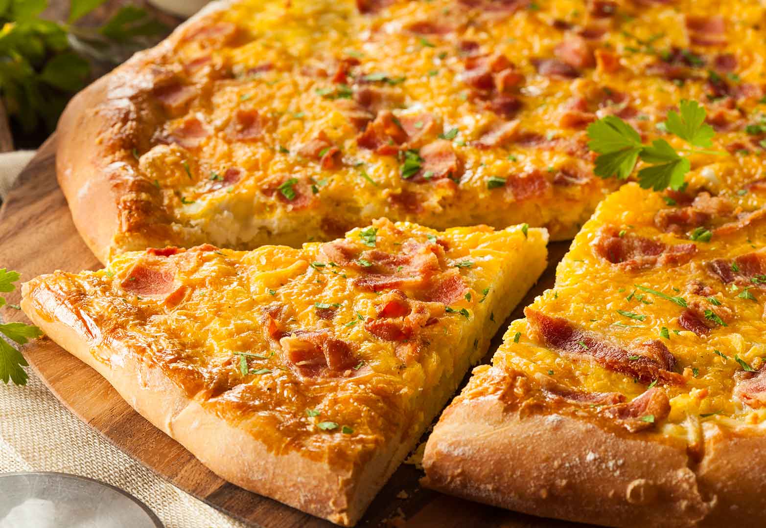 Breakfast pizza recipe