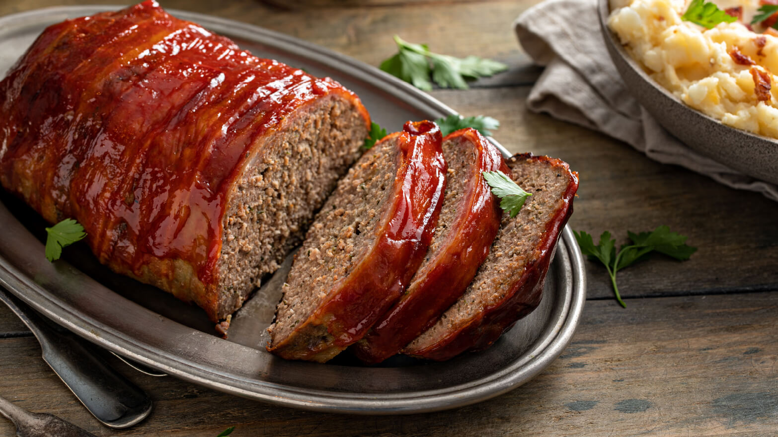 meatloaf with ketchup