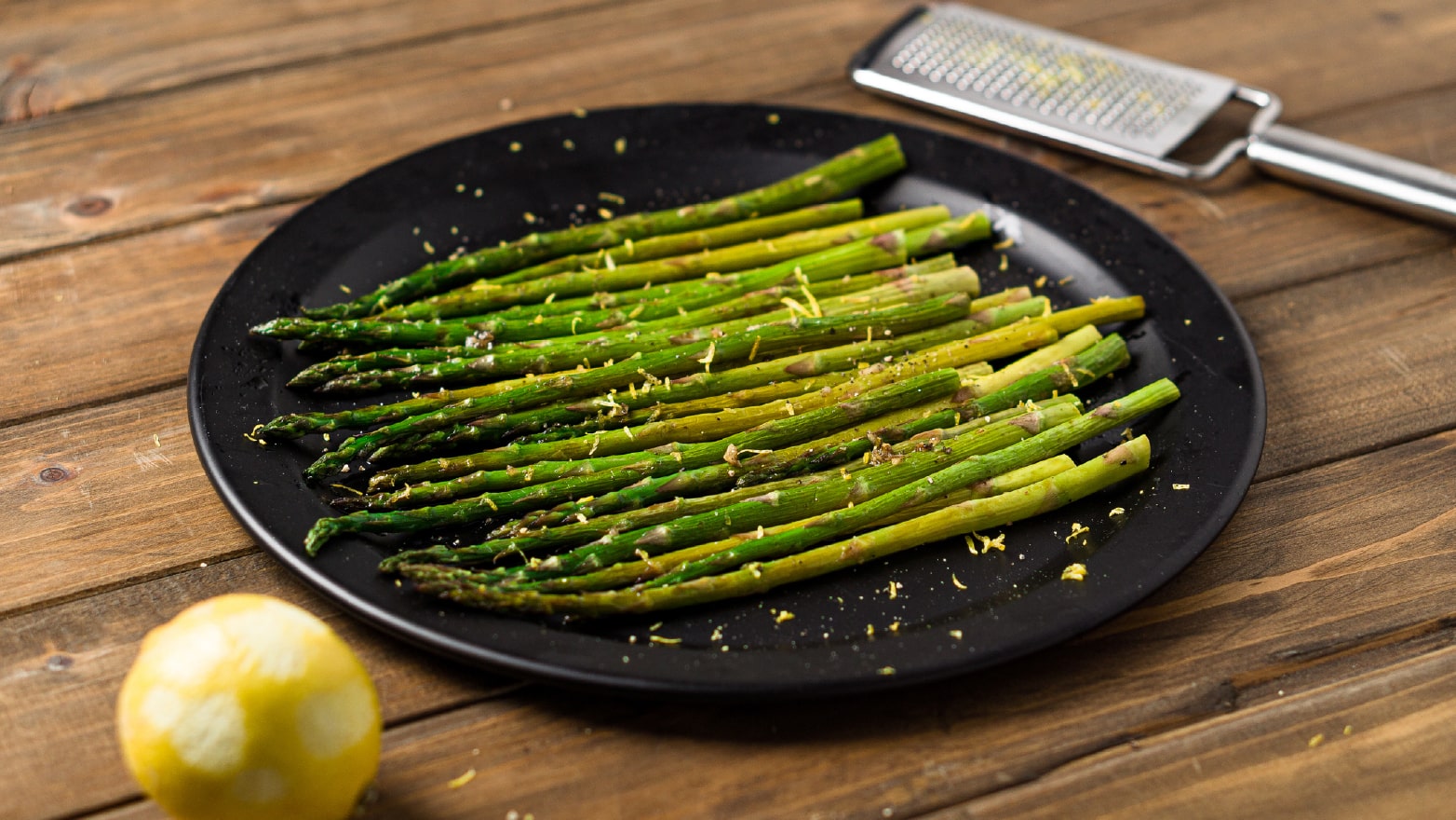 Oven-roasted asparagus