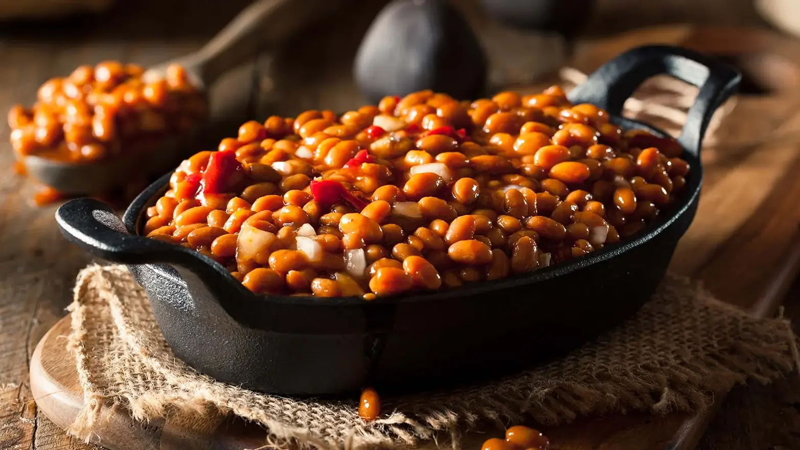 Grilled beans