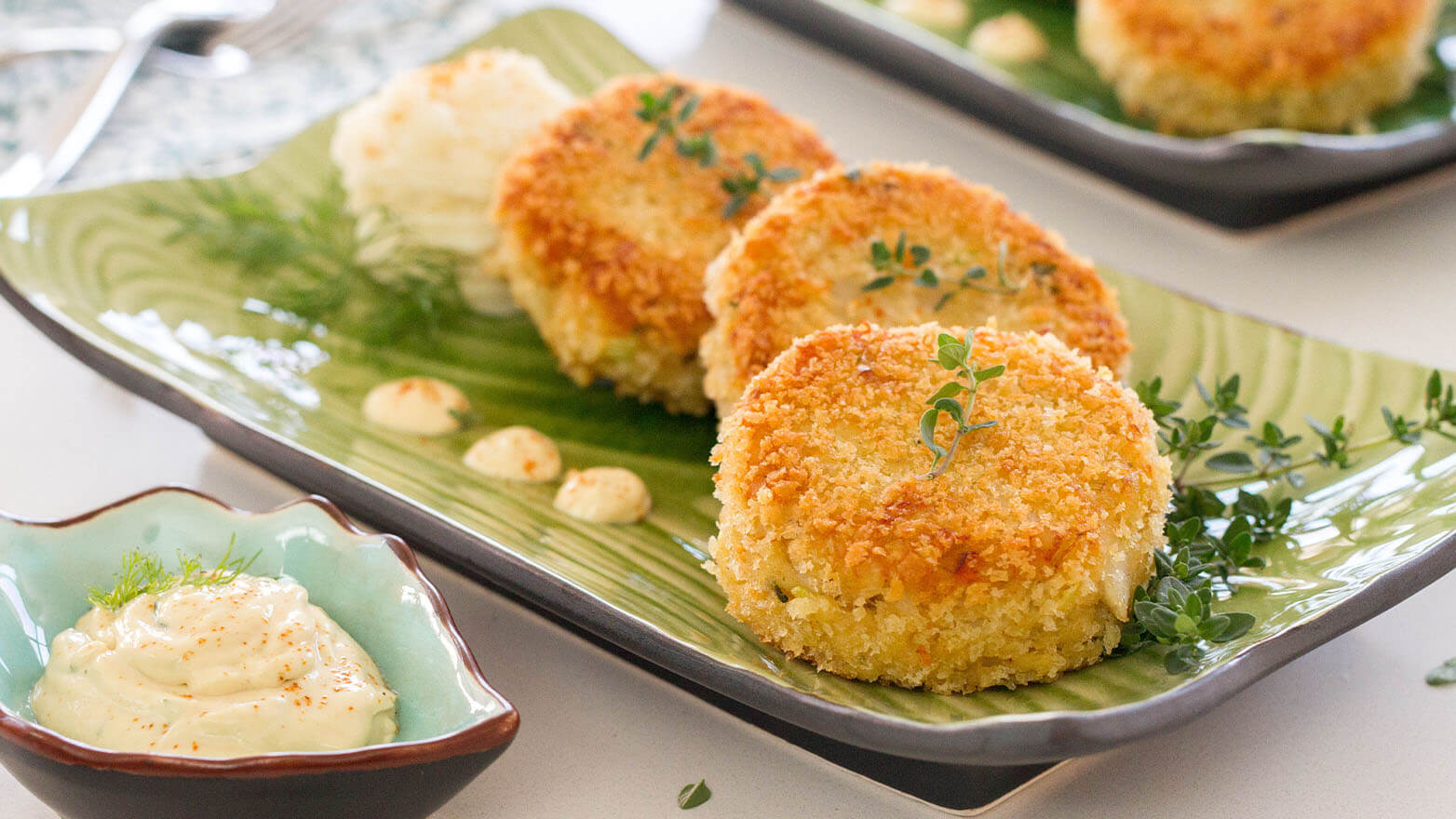 Artichoke crab cakes