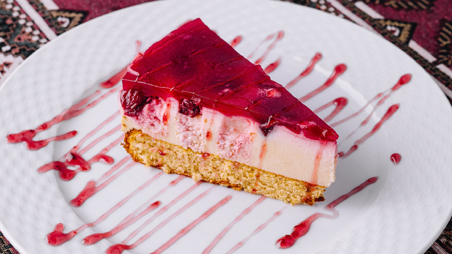 Raspberry cheesecake