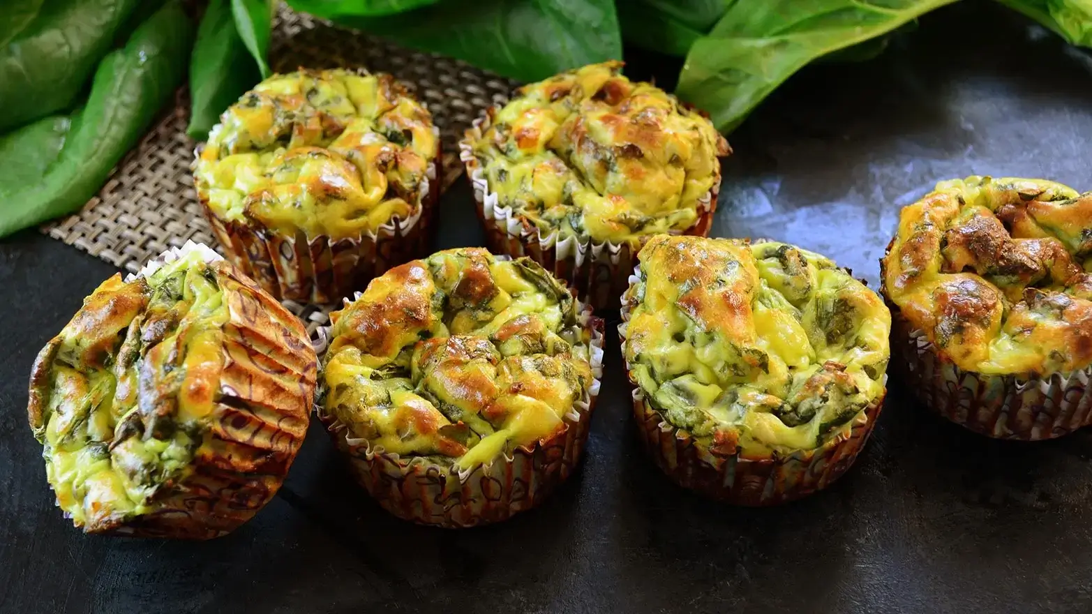 spinach muffin tin frittatas