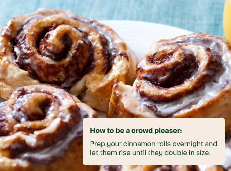Overnight cinnamon rolls