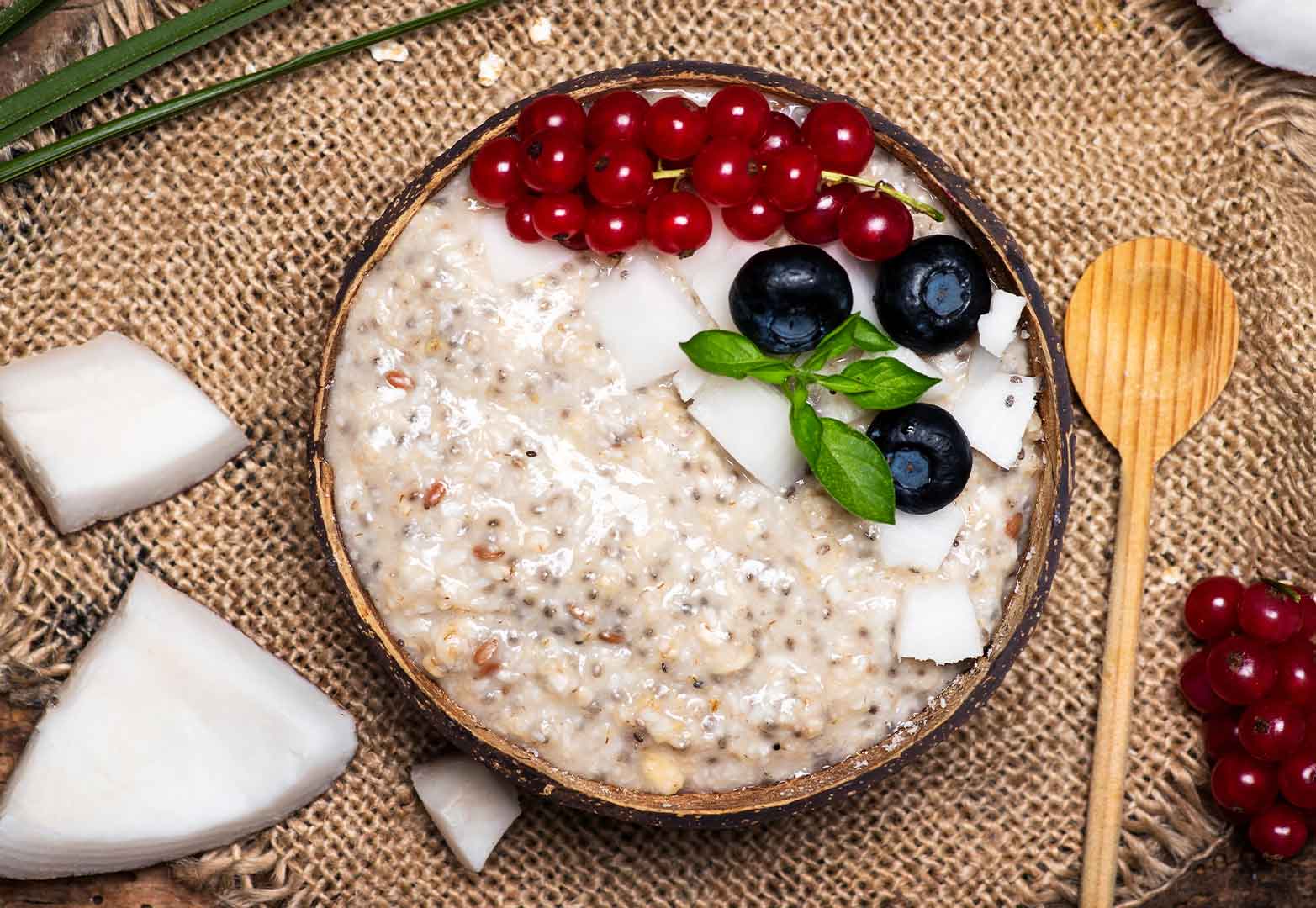 Comforting coconut oatmeal