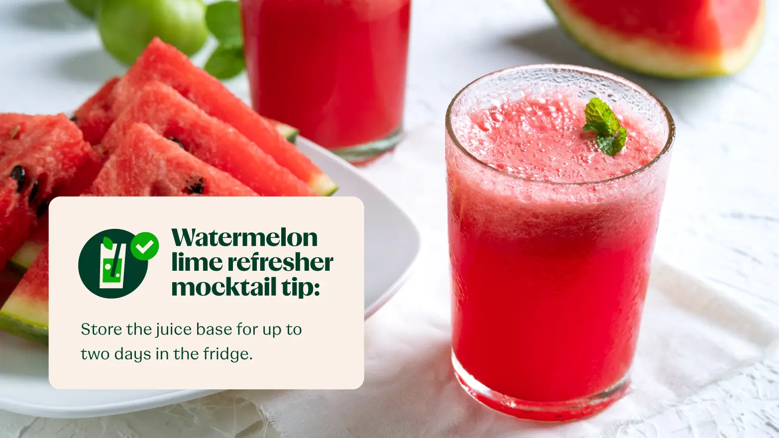 watermelon lime refresher