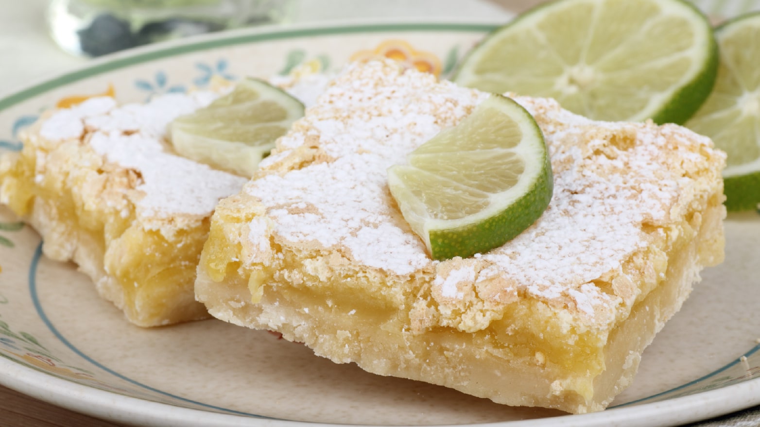 Key lime pie bars