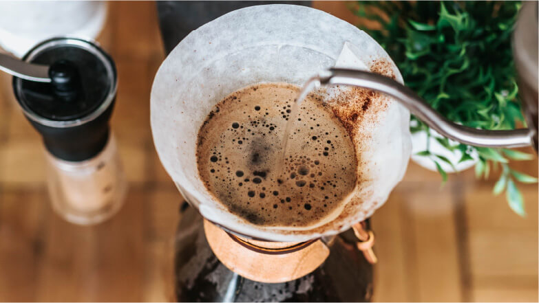 coffee for making a cake