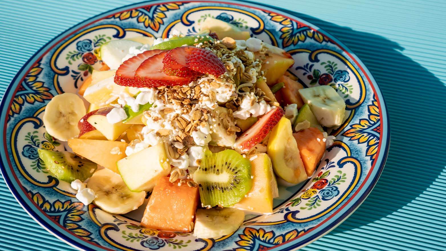 Mexican bionico fruit salad