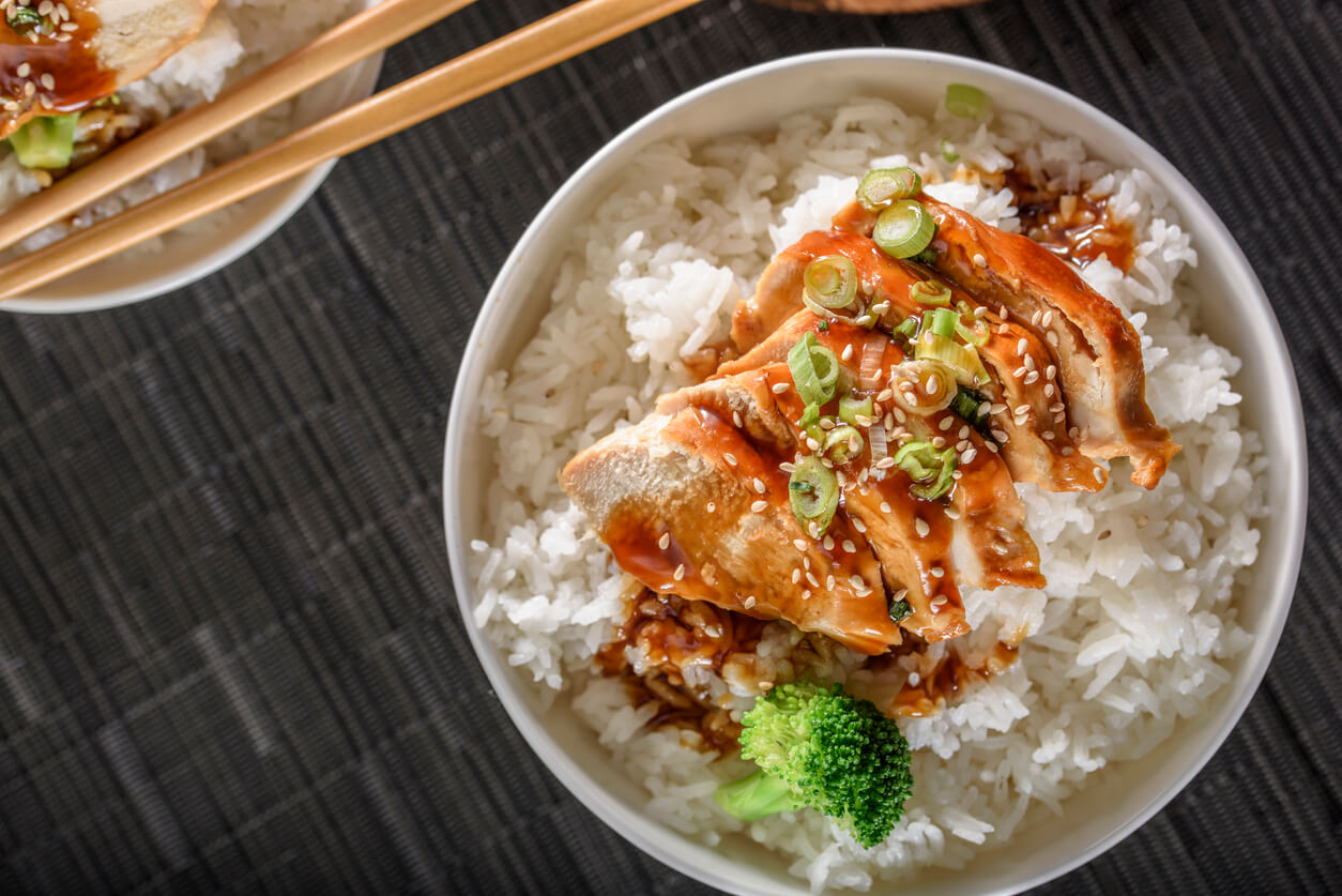Delicious Chicken Teriyaki over Rice