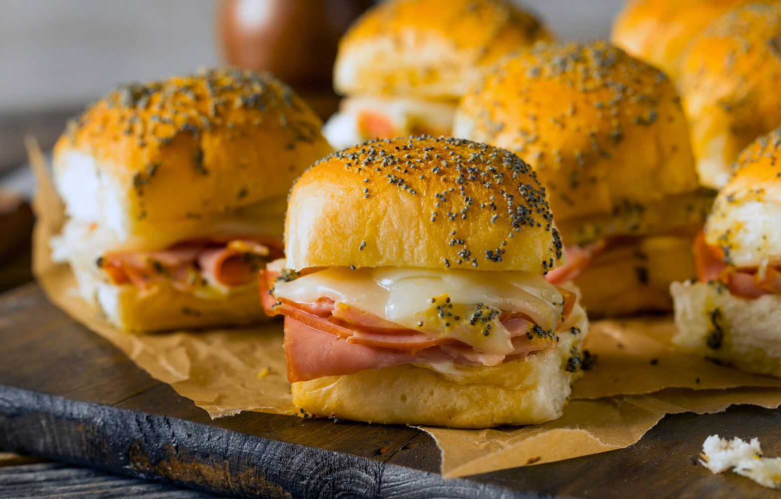 ham and cheese sliders