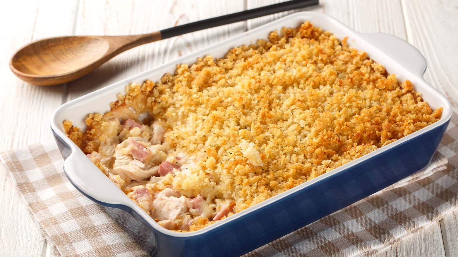 chicken cordon bleu casserole