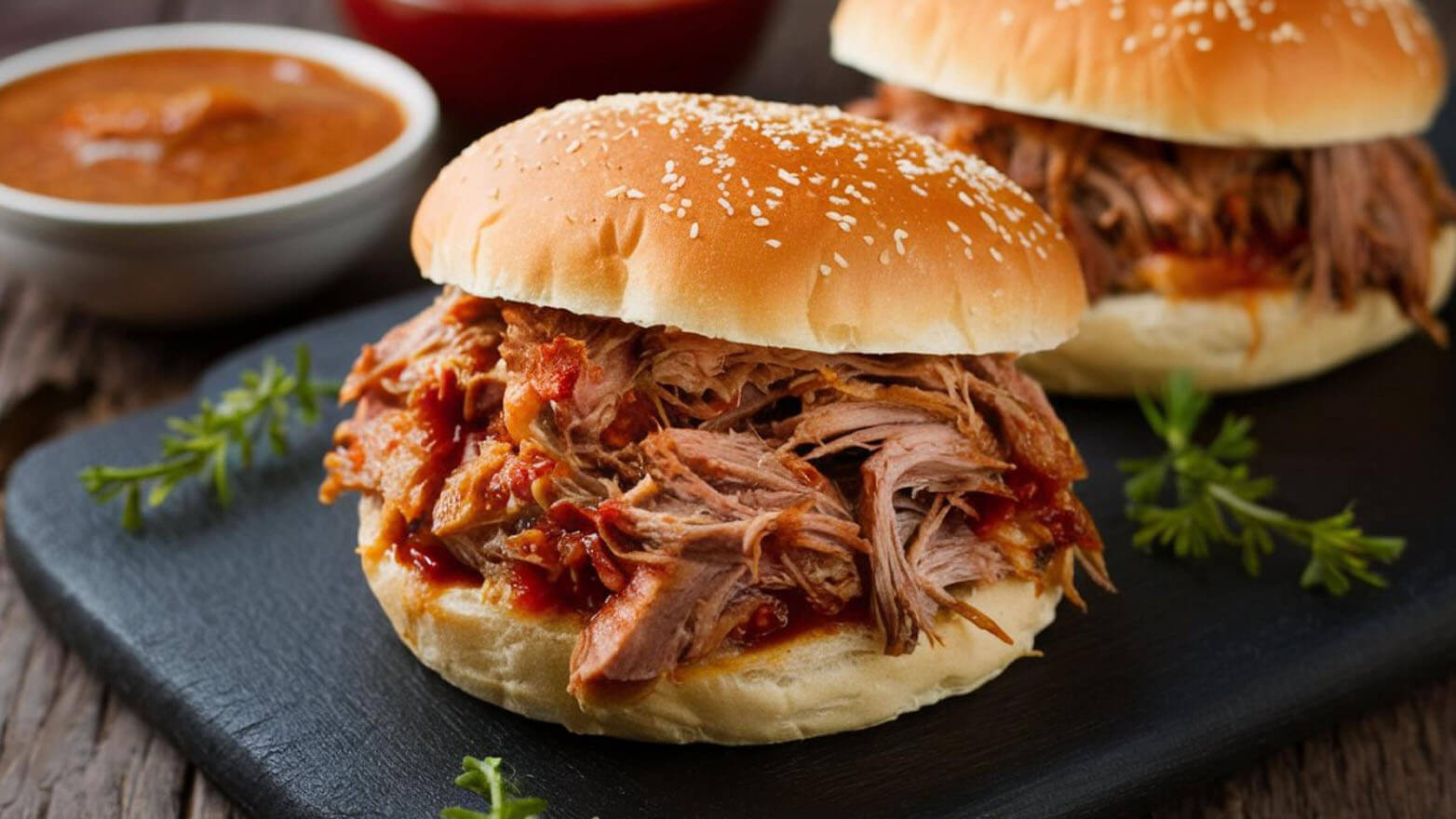 Sweet and savory crock-pot pulled pork